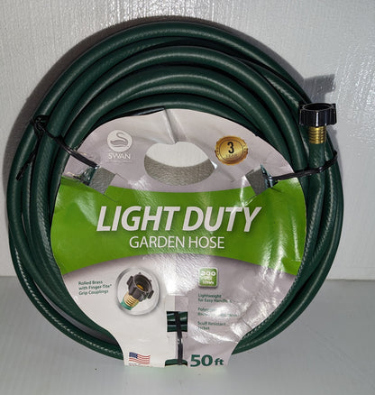 Swan Light Duty 1/2-in x 50-ft Light-Duty Vinyl Green Hose