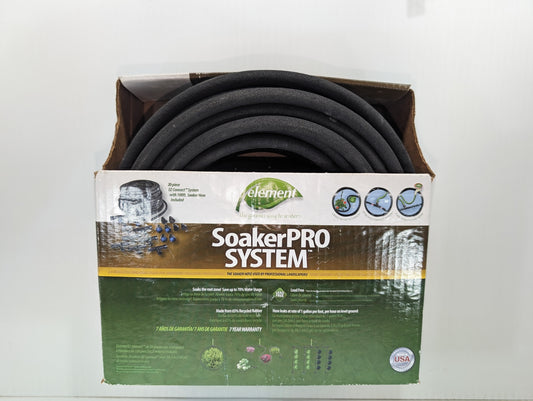 Element 20 Piece Soaker Kit - Rubber Garden Hose with EZ Connect System - 3/8-in Diameter