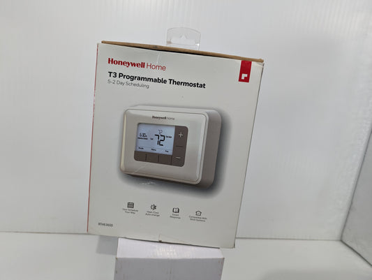 Honeywell Home T3 5-2 Day Programmable Thermostat with 2H/2C Multistage Heating and Cooling