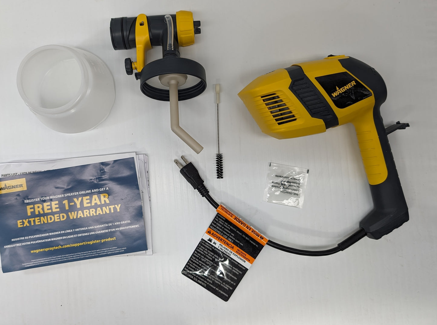 Wagner Control Spray QX2 Corded Electric Handheld HVLP Paint Sprayer